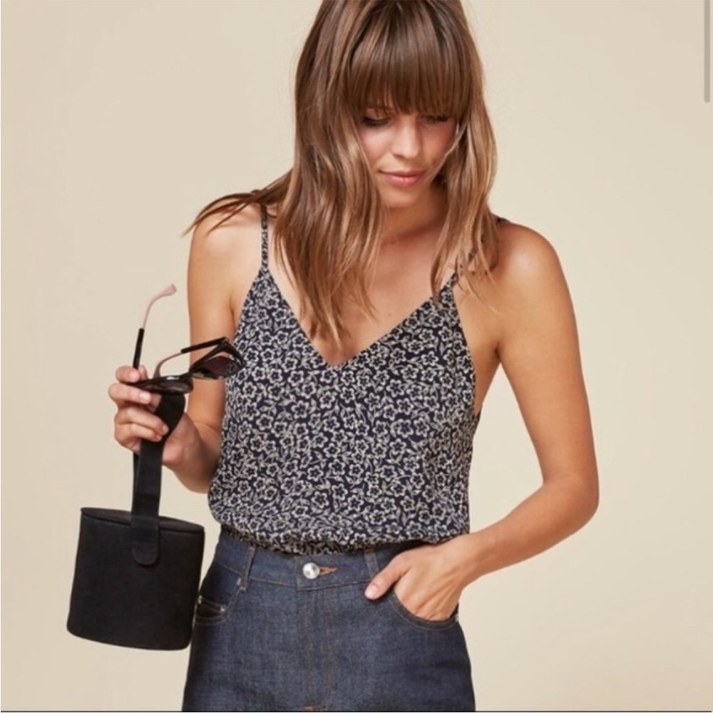 Reformation Coco Floral Tank